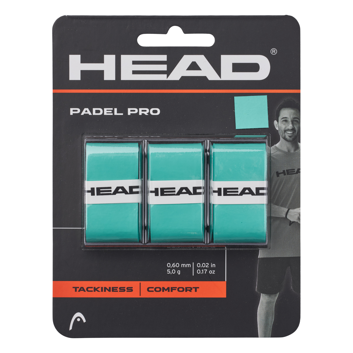 Head Padel Pro Overgrip (3-pak, Mint)